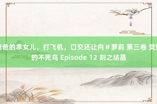 爸爸的乖女儿,打飞机,口交还让禸#萝莉 第三卷 焚烧的不死鸟 Episode 12 刻之结晶